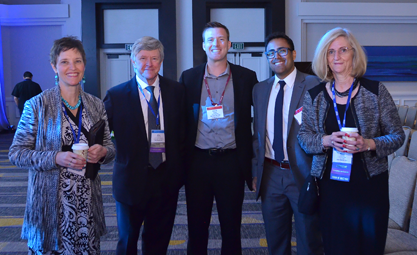 Photo of Allan Glanville with Susie Newton, Maryl Johnson and others at ISHLT2017