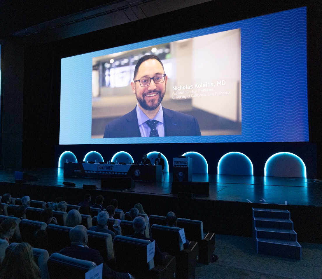 The stage at ISHLT2024 in Prague