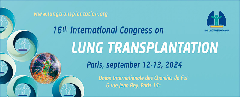 16th International Congress on Lung Transplantation logo
