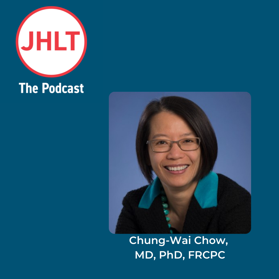 JHLT The Podcast logo featuring Chung-Wai Chow