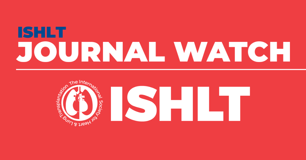 January 2024 Journal Watch ISHLT